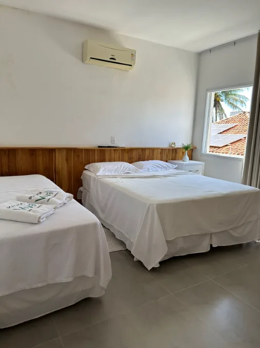 Suíte 7 com cama de casal